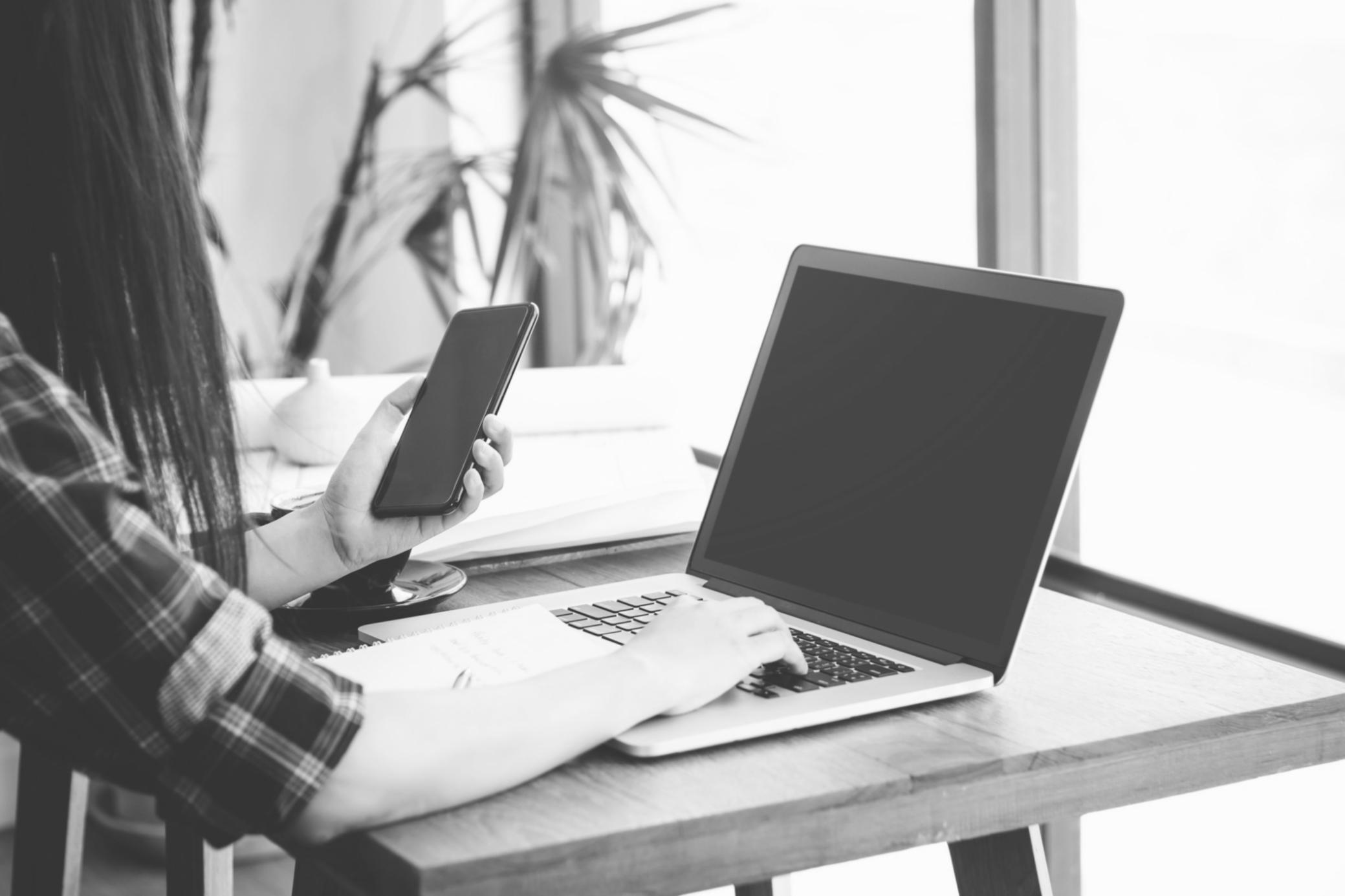 Teilnehmer in einem interaktiven Online-Seminar